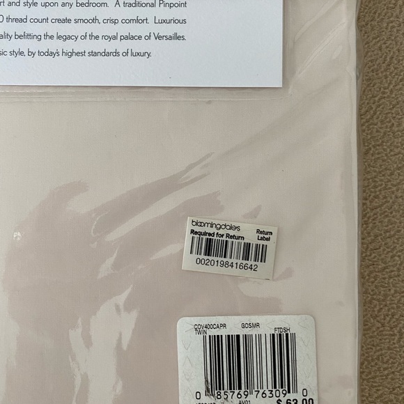 One twin fitted sheet, brand new. - Picture 5 of 6